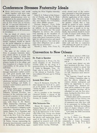 Convention to New Orleans, December 1935